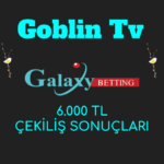 GOBLİN TV & GALAXY 6.000TL ARALIK ÇEKİLİŞ SONUÇLARI